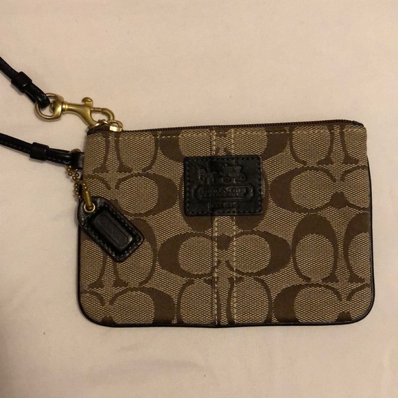 Coach Handbags - Signature Coach Small Wristlet